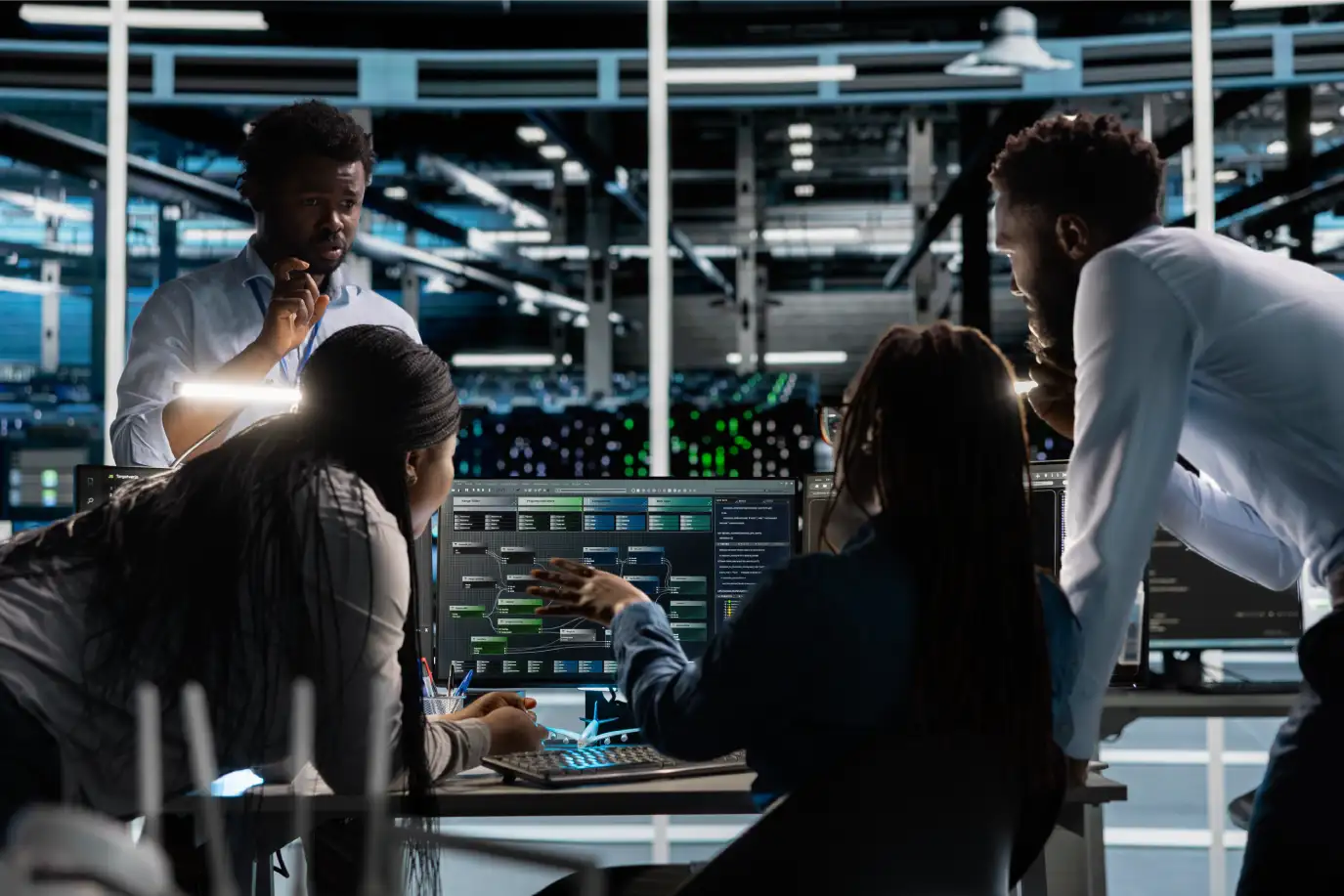 data center engineer machine learning coworkers