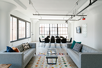 interior home ceiling workspace loft property