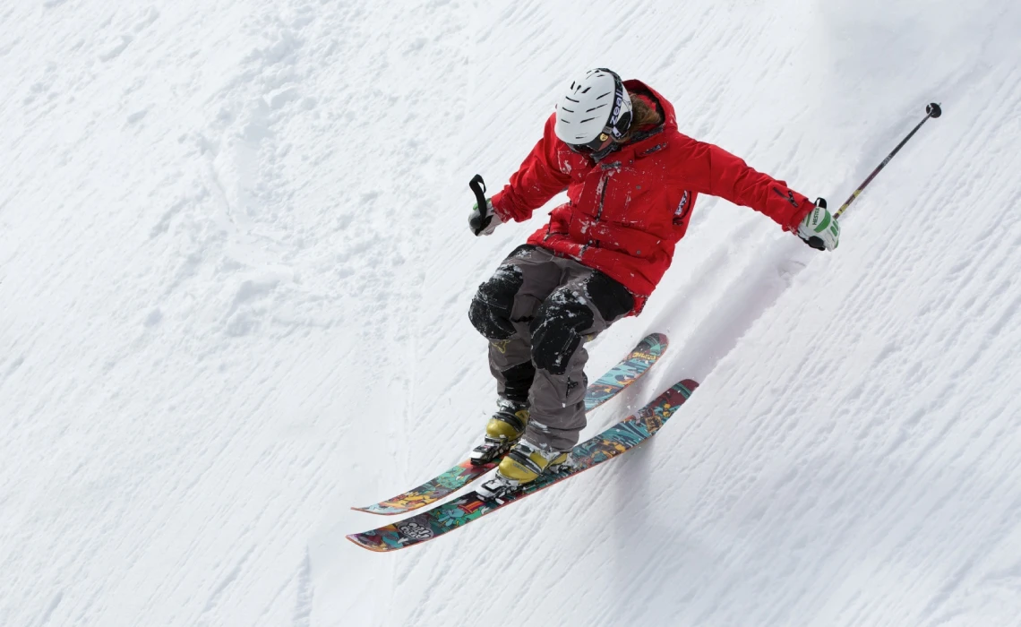 man outdoor mountain snow