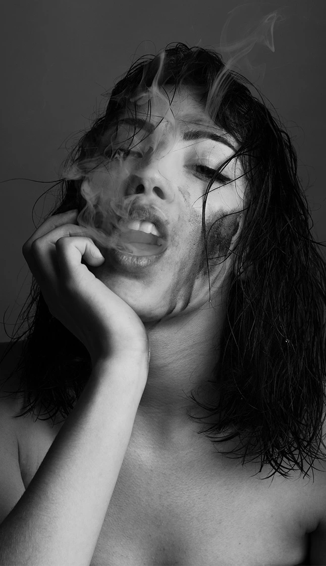 black and white girl