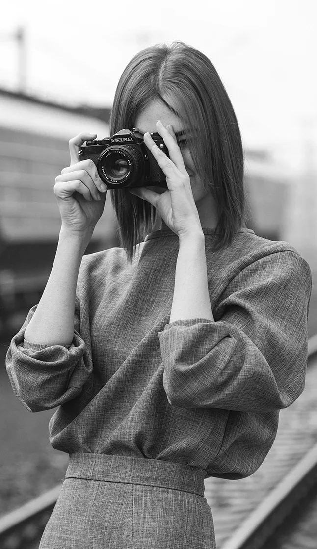 woman at railway