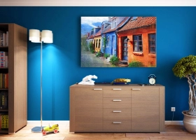 wood home wall decoration shelf living room