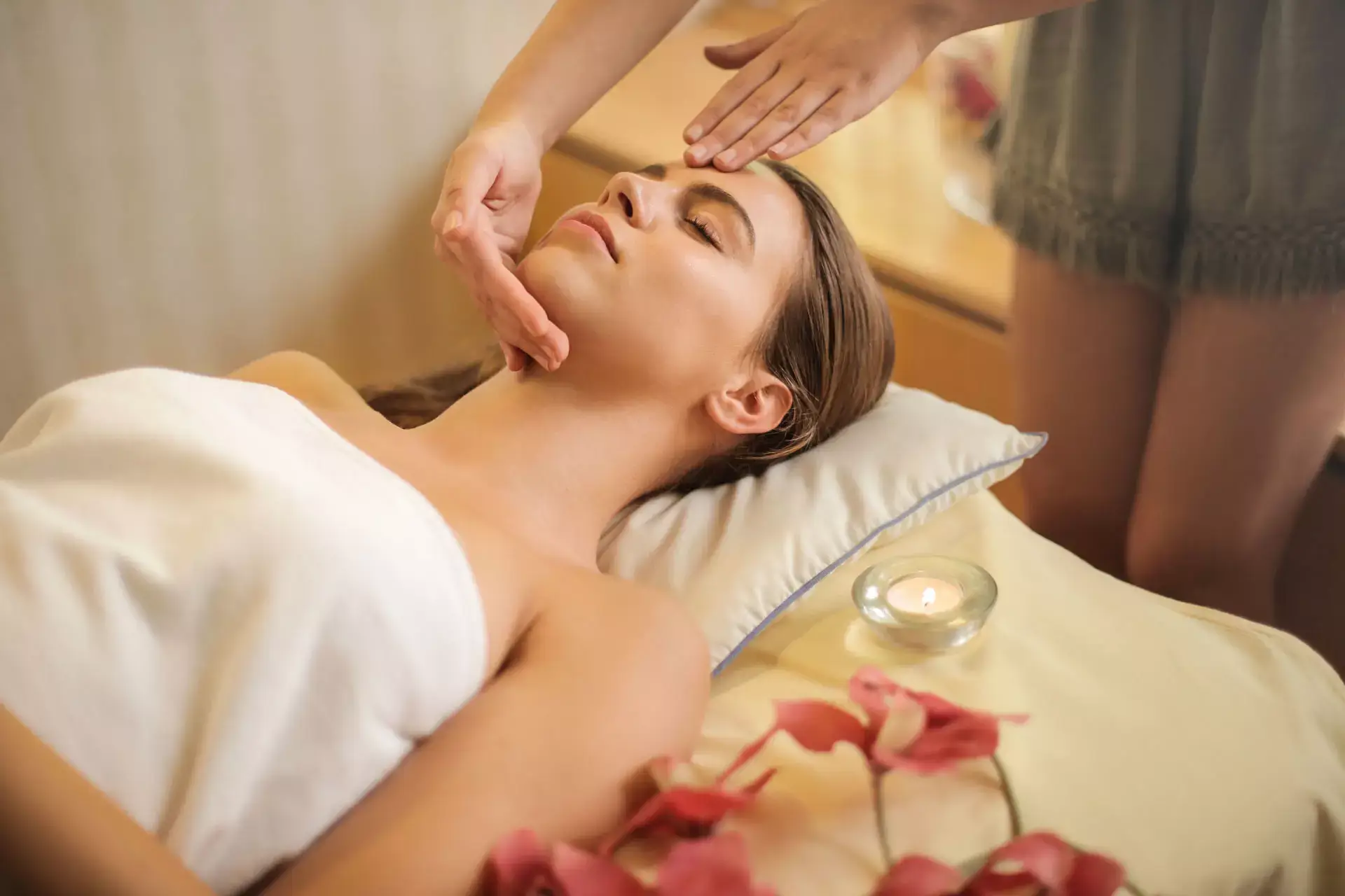woman skin spa
