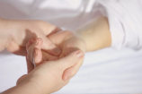 hand woman white female
